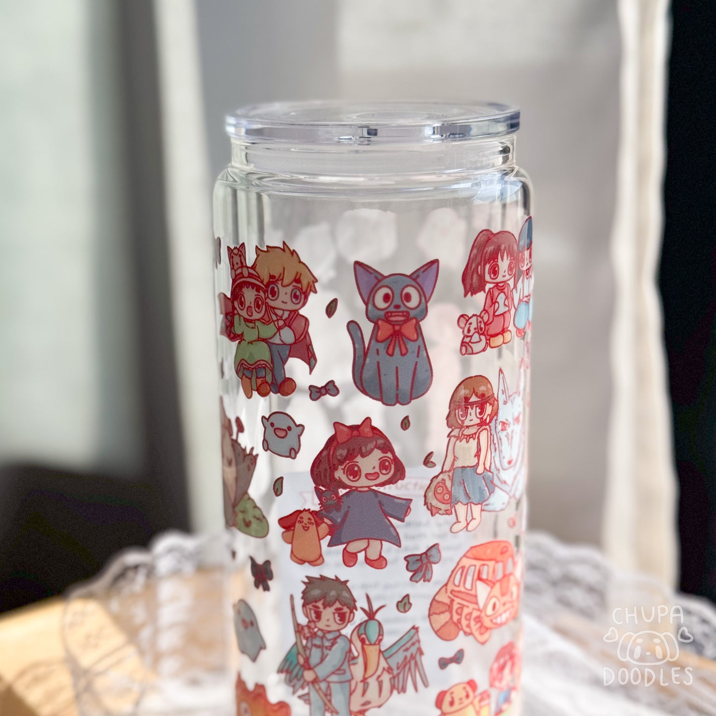 Studio Ghibli Double Walled Glass Can