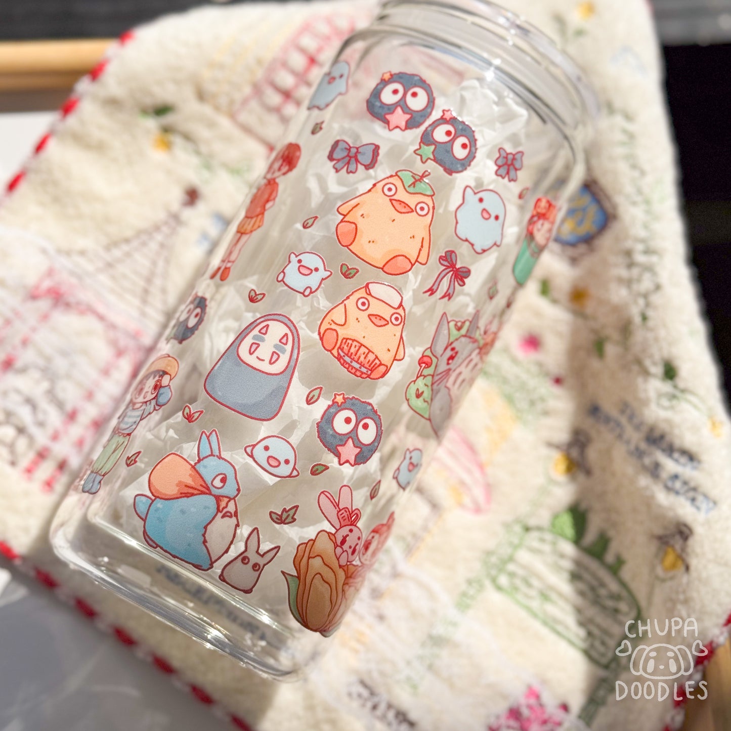 Studio Ghibli Double Walled Glass Can