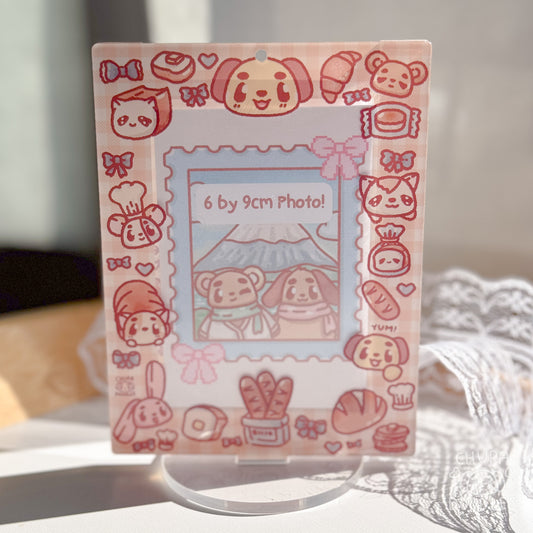 Bread Lover Photoframe Keychain