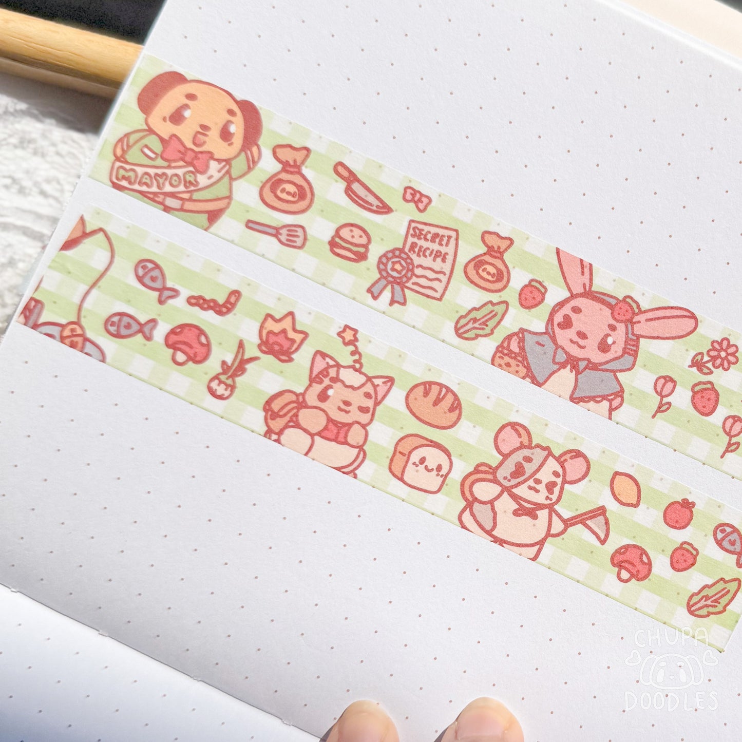 Chupa Town Specialty Washi Tape