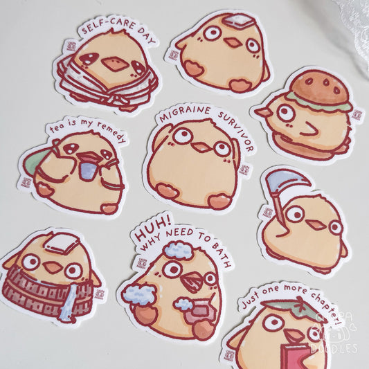 Cute Ducks Sticker Bundle (Matte Finish)