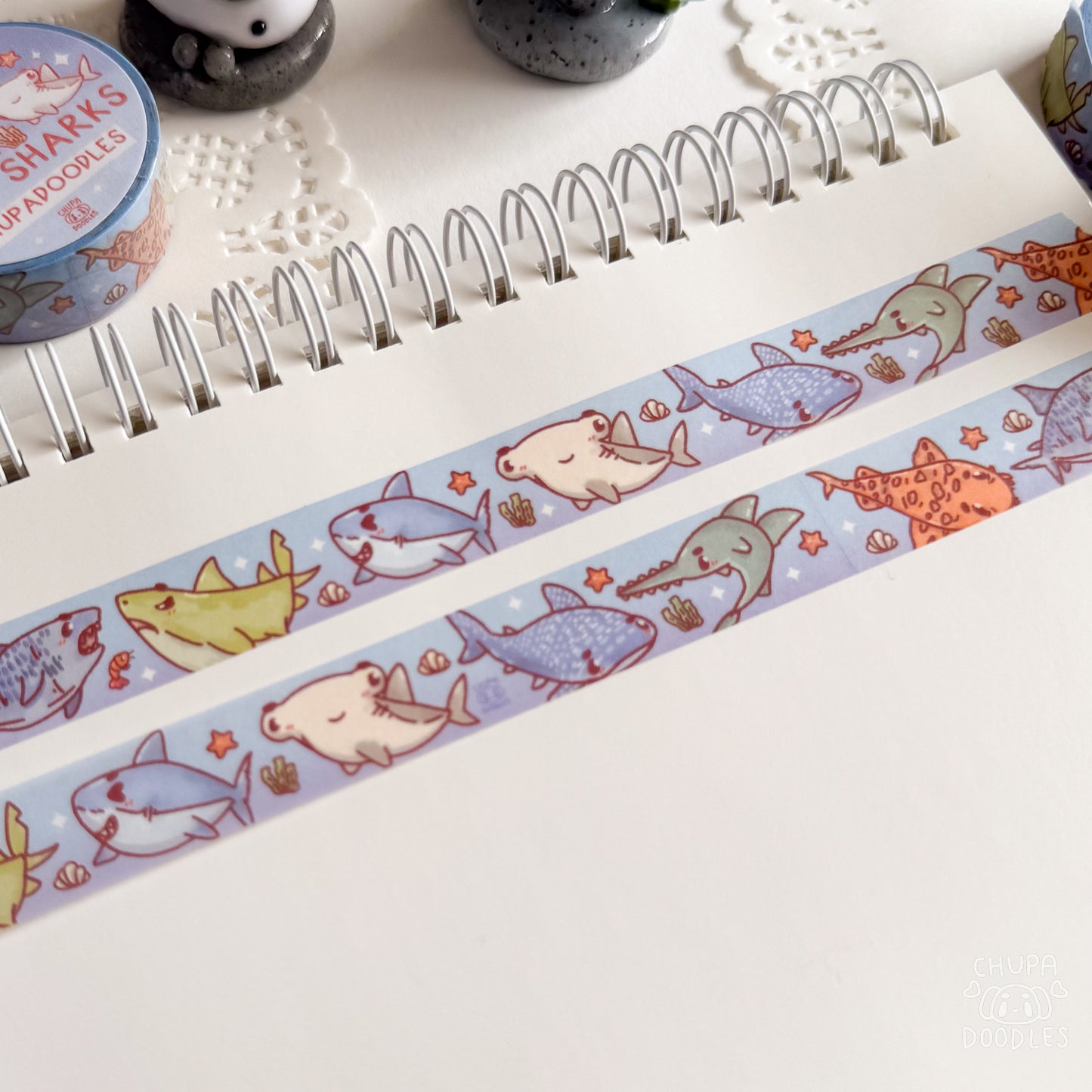 Cute Sharks Washi Tape