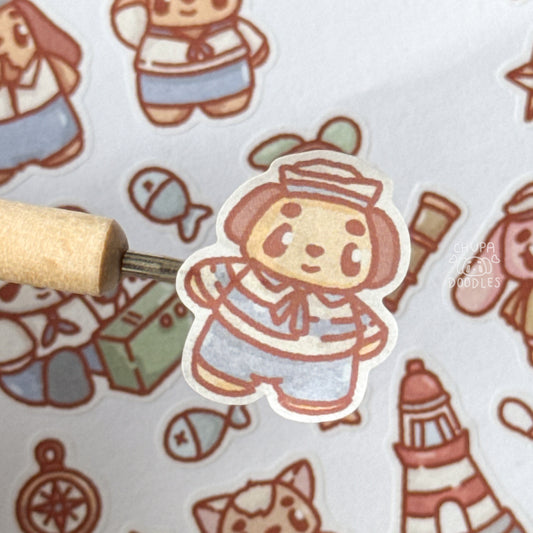 Everyone On Board Holographic Cute Sticker Sheet