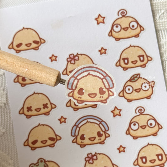 Ducks Or Chicks Cute Sticker Sheet