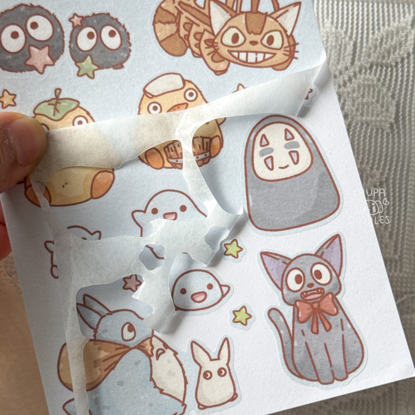 Magical Creatures Star Cute Sticker Sheet