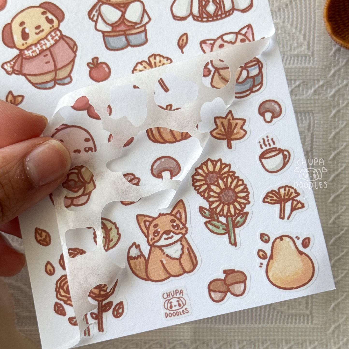 Autumn Cute Sticker Sheet
