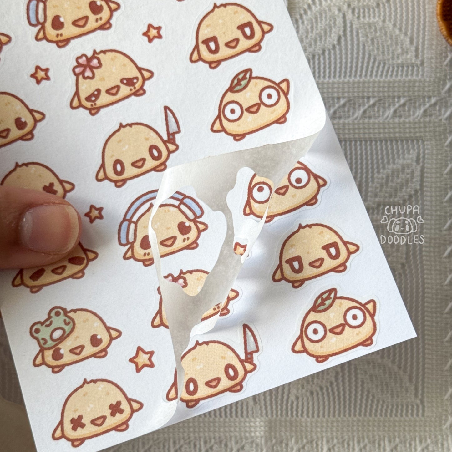 Ducks Or Chicks Cute Sticker Sheet
