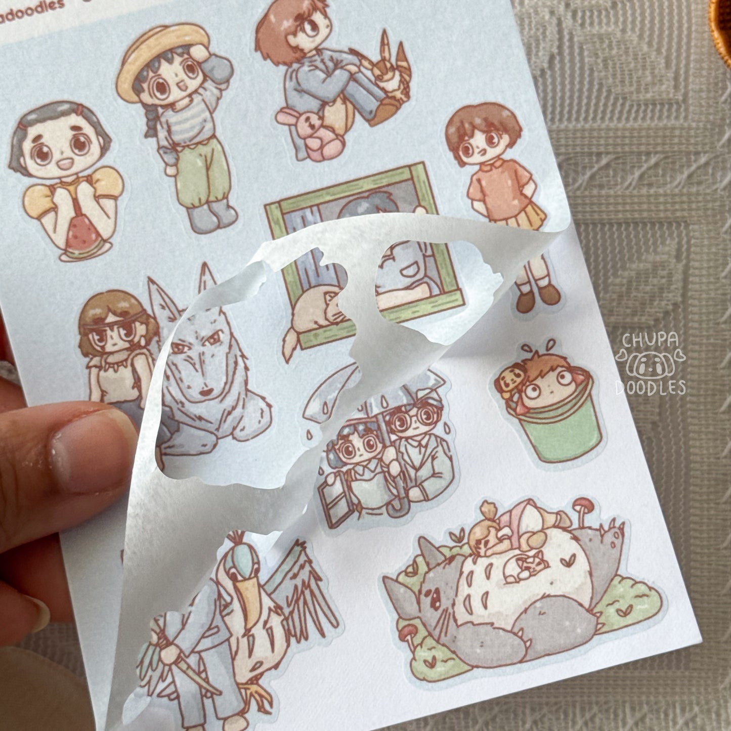 Studio Ghibli Moments 2 Star Holo Cute Sticker Sheet