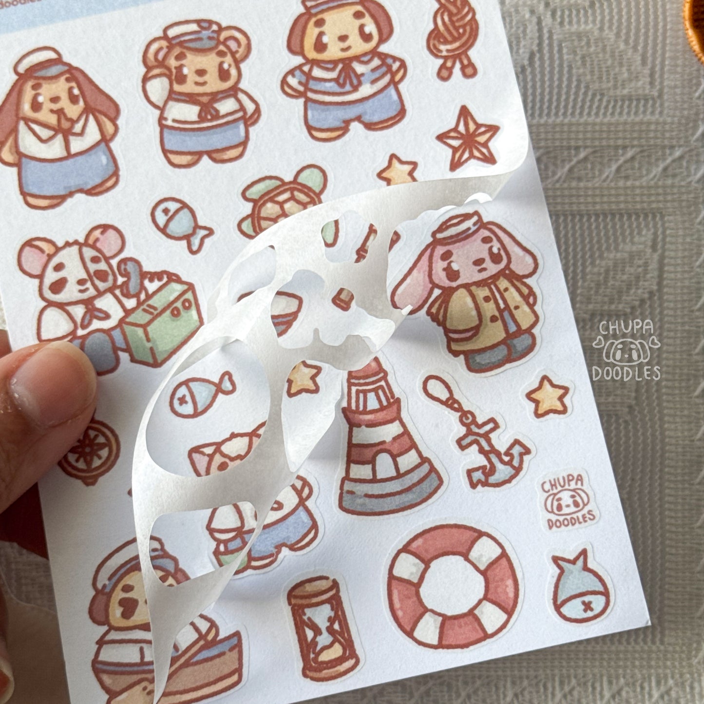 Everyone On Board Holographic Cute Sticker Sheet