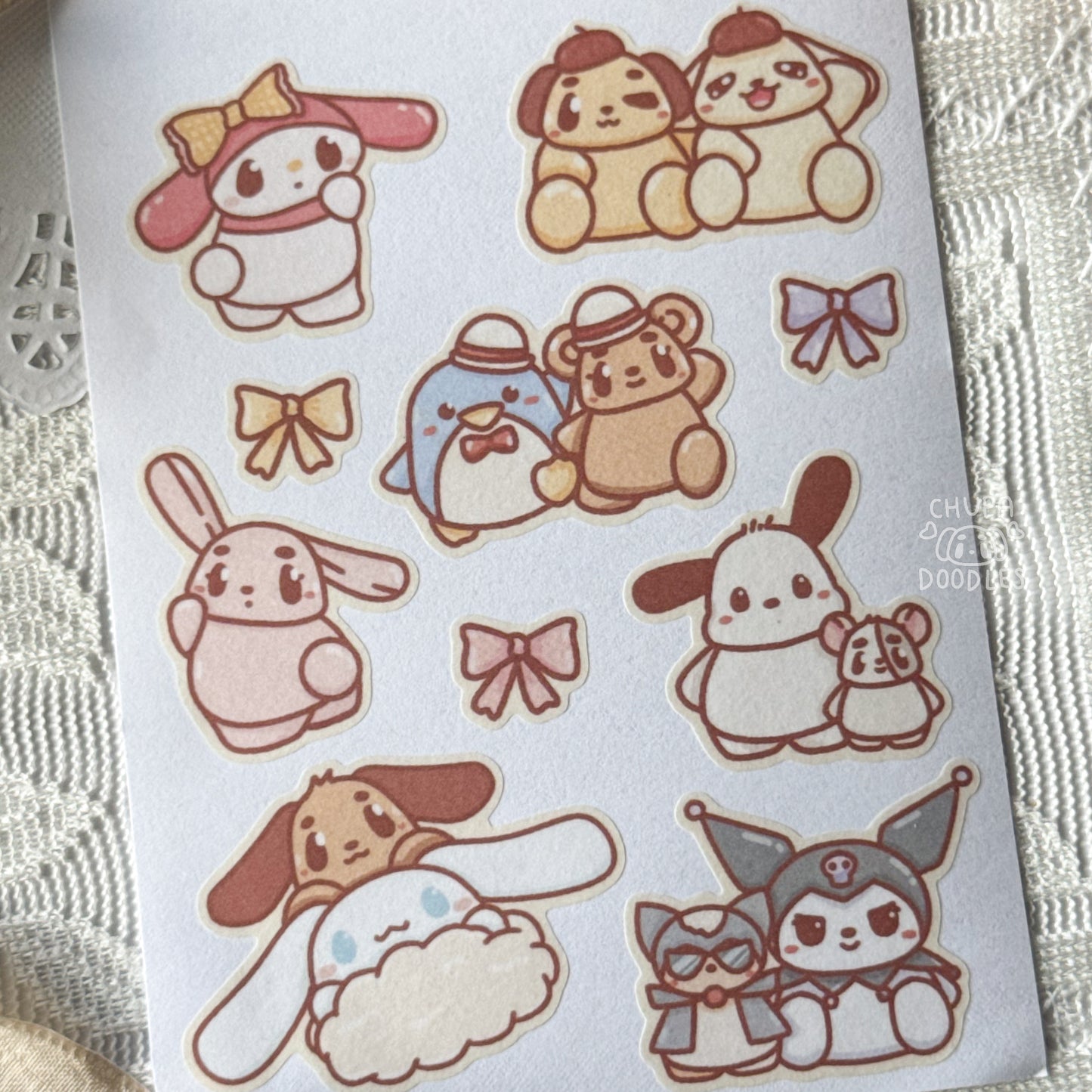 Sanrio & Friends Cute Sticker Sheet