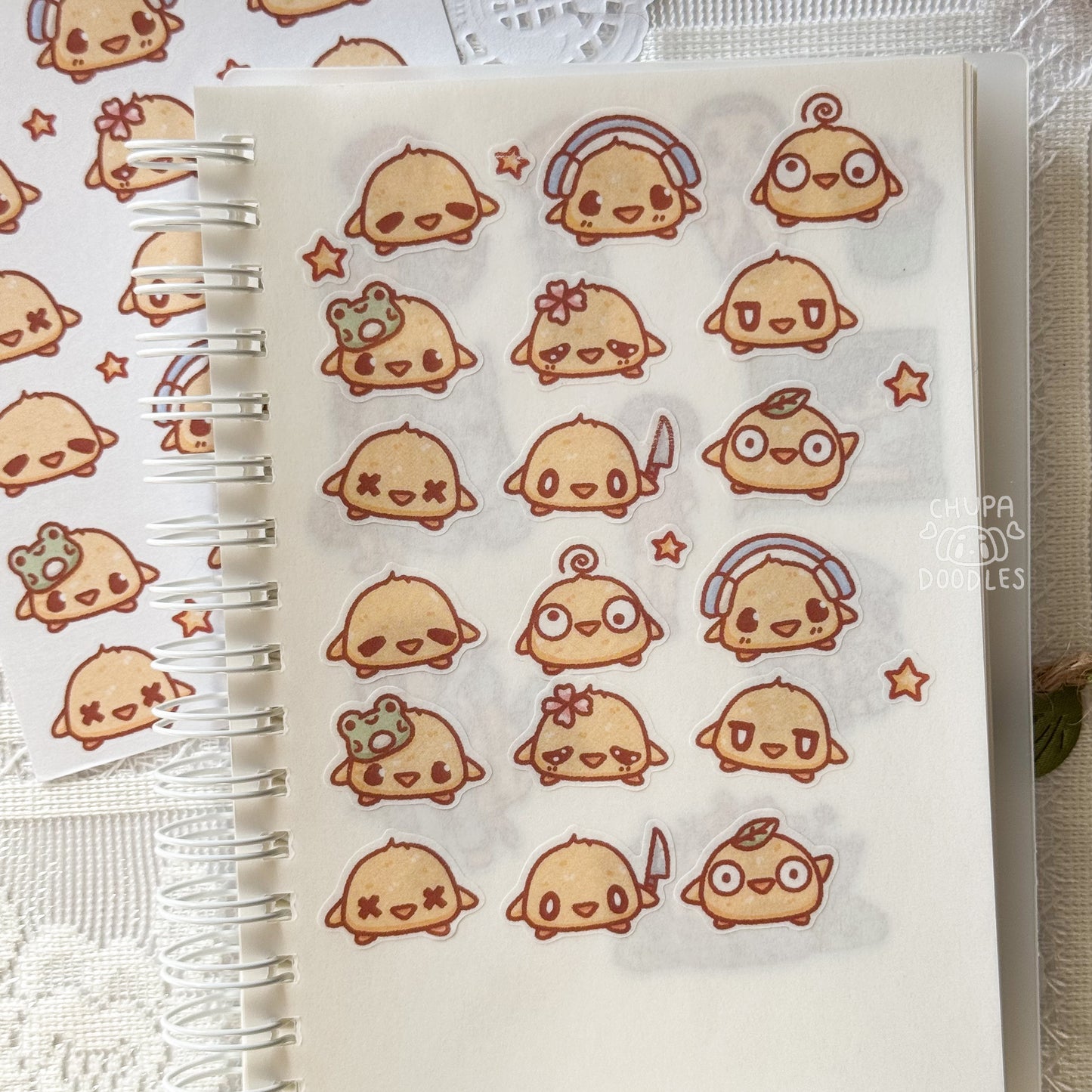 Ducks Or Chicks Cute Sticker Sheet