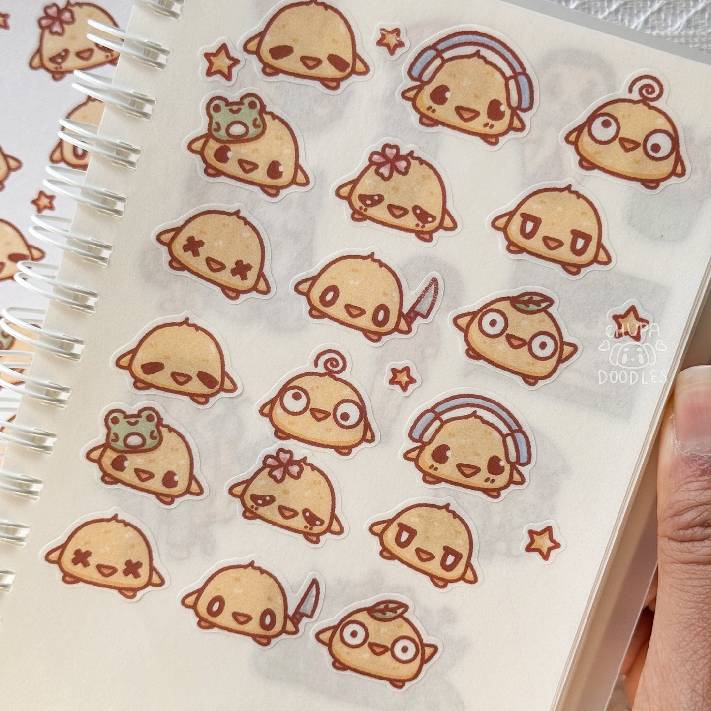 Ducks Or Chicks Cute Sticker Sheet
