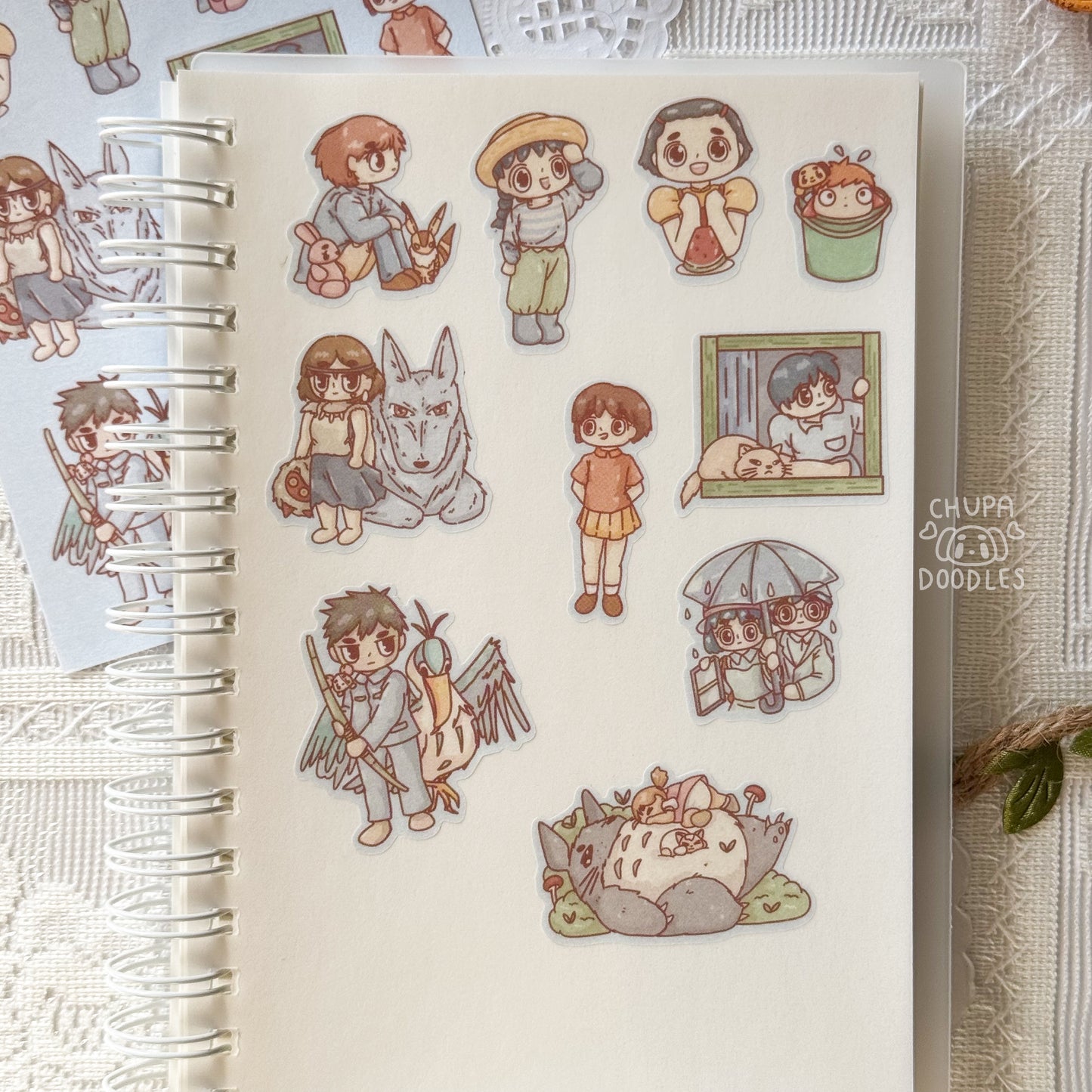 Studio Ghibli Moments 2 Star Holo Cute Sticker Sheet