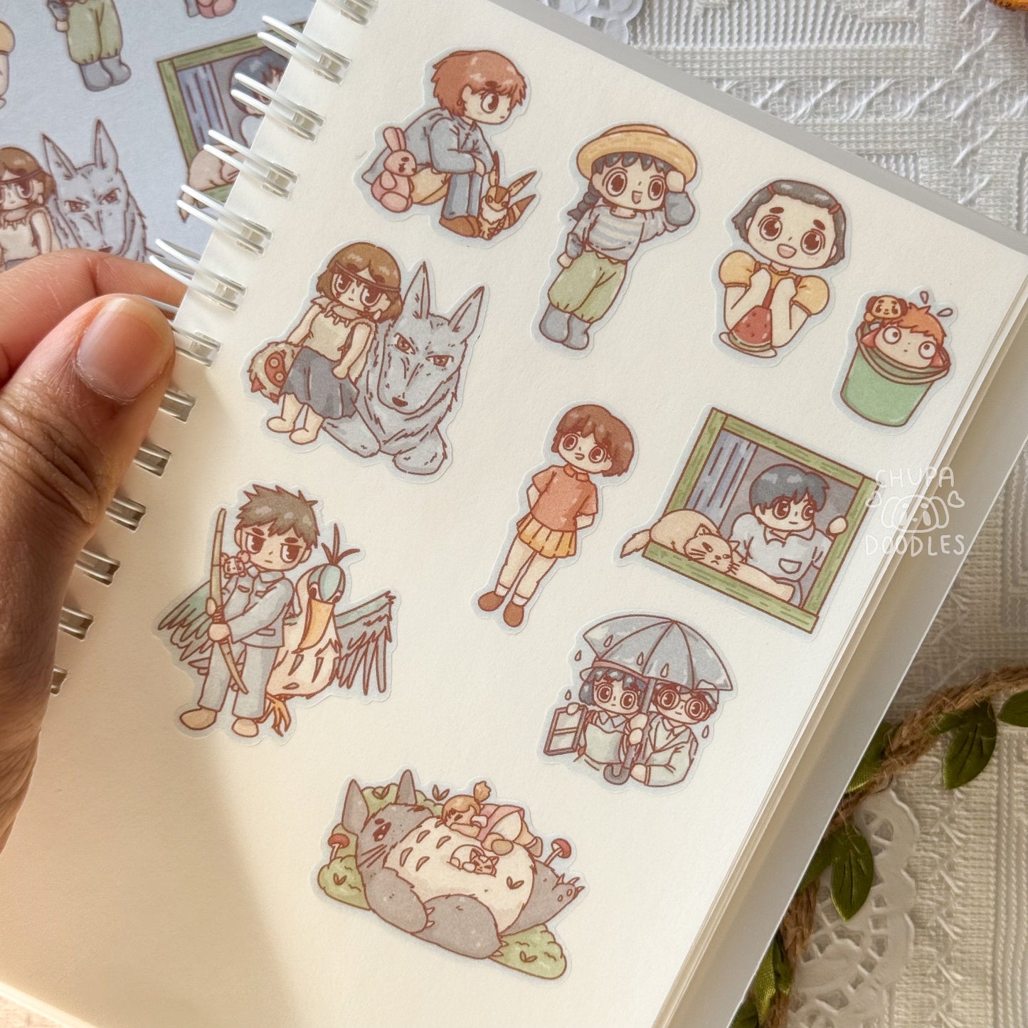 Studio Ghibli Moments 2 Star Holo Cute Sticker Sheet
