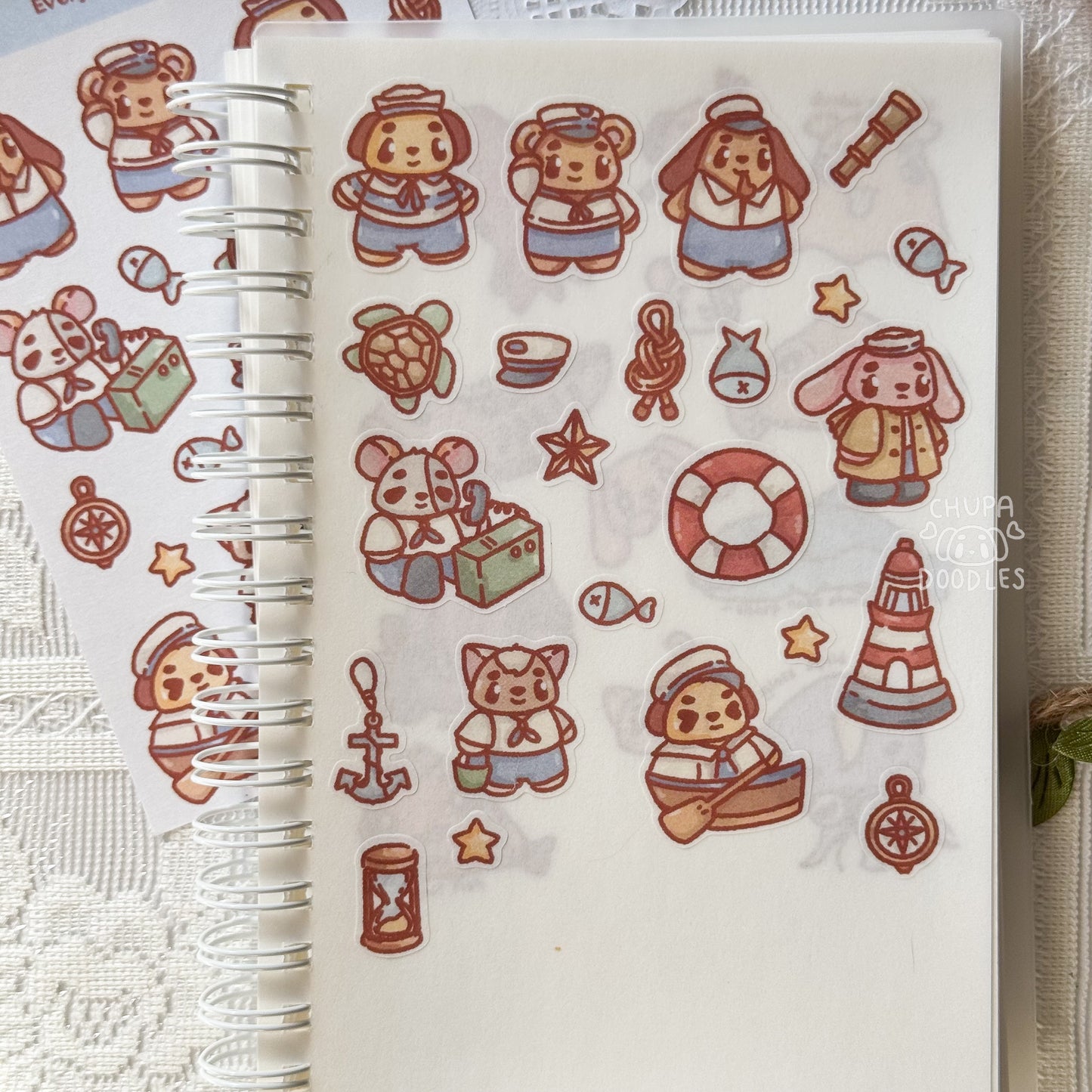Everyone On Board Holographic Cute Sticker Sheet
