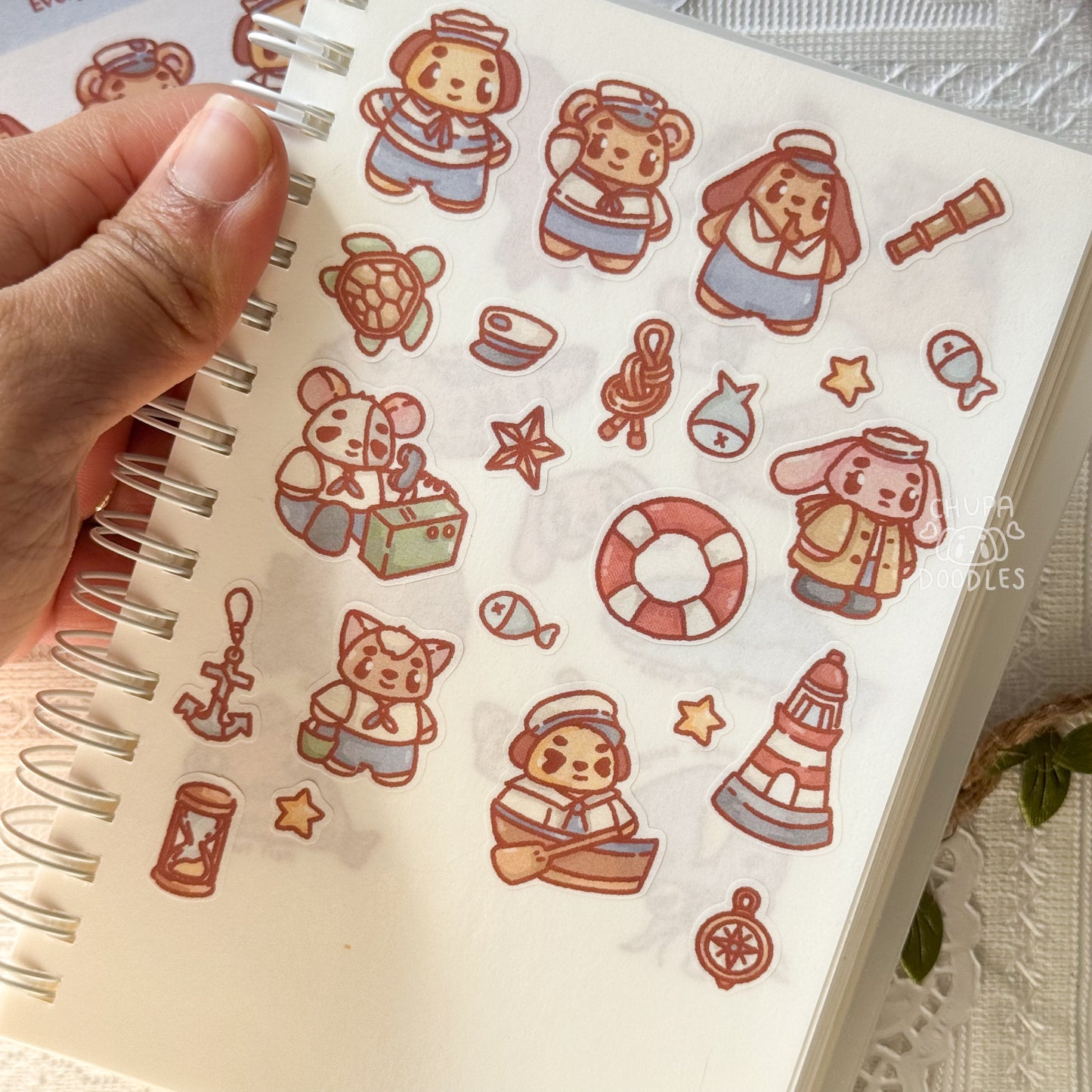 Everyone On Board Holographic Cute Sticker Sheet