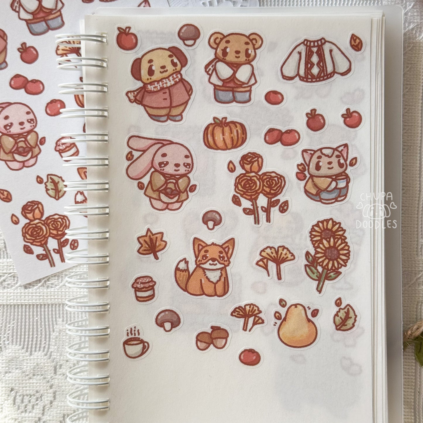 Autumn Cute Sticker Sheet