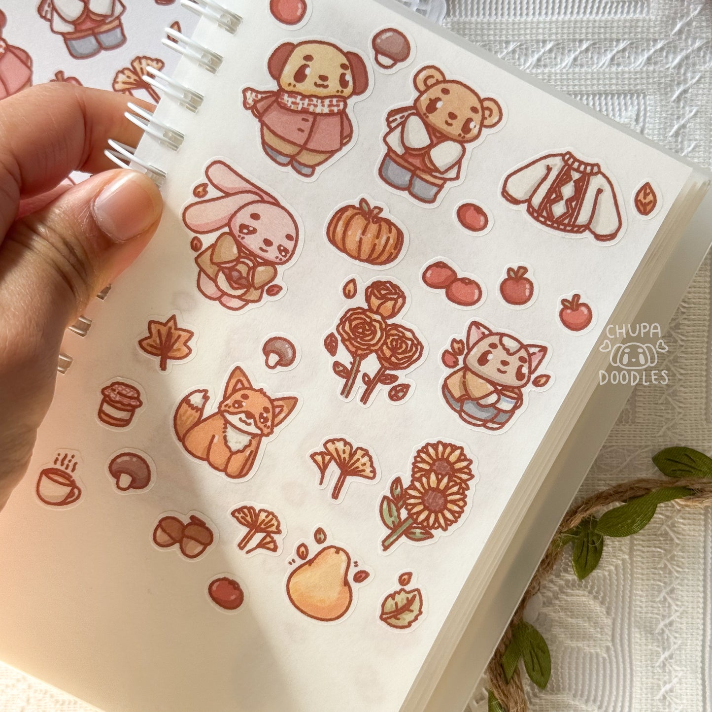 Autumn Cute Sticker Sheet