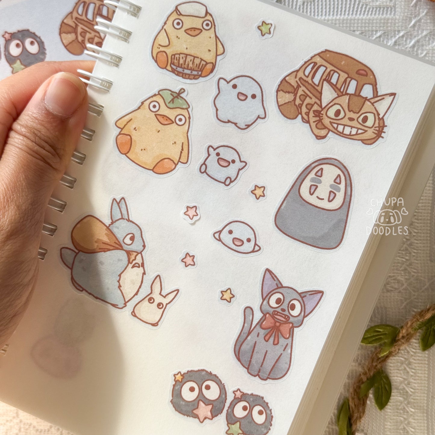 Magical Creatures Star Cute Sticker Sheet