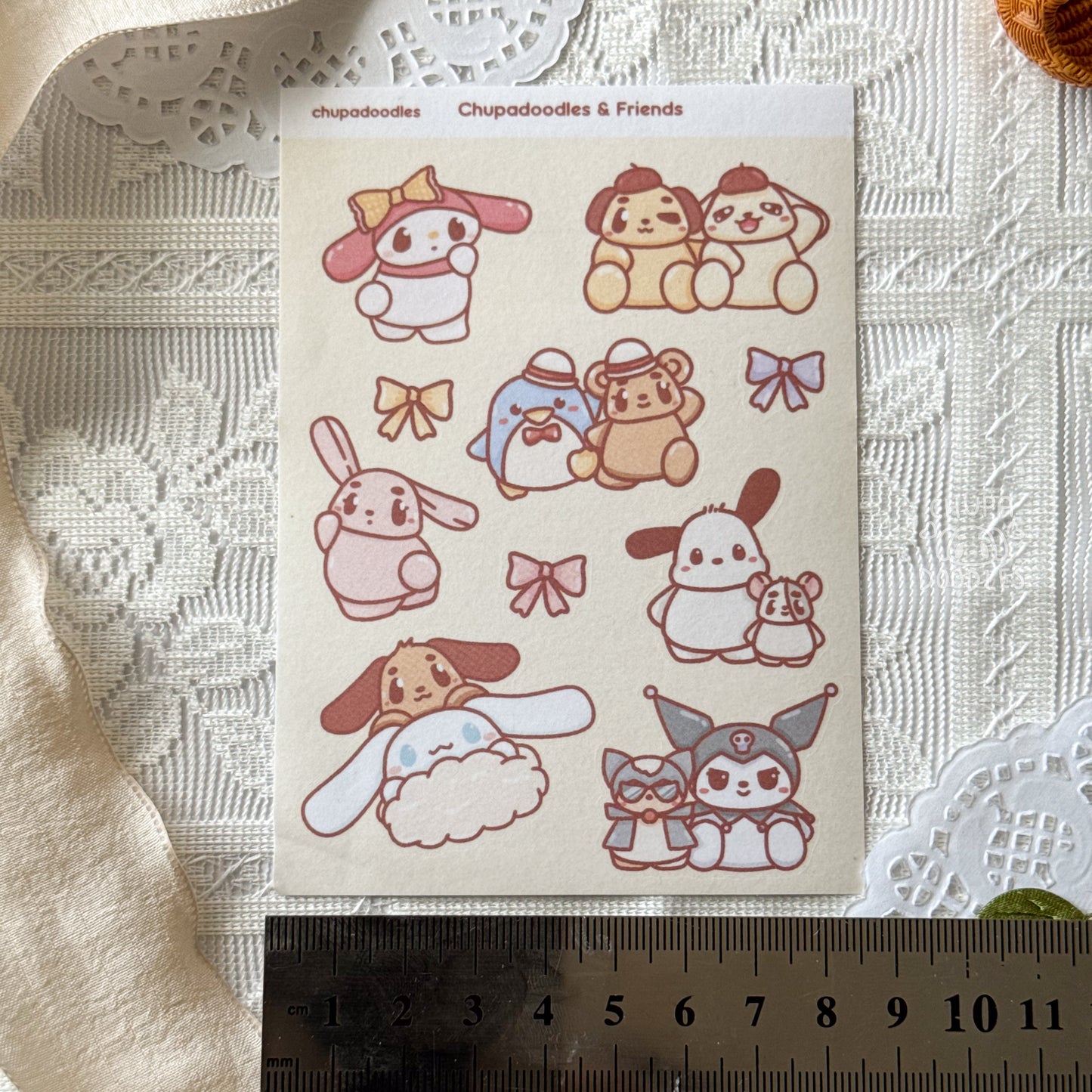 Sanrio & Friends Cute Sticker Sheet