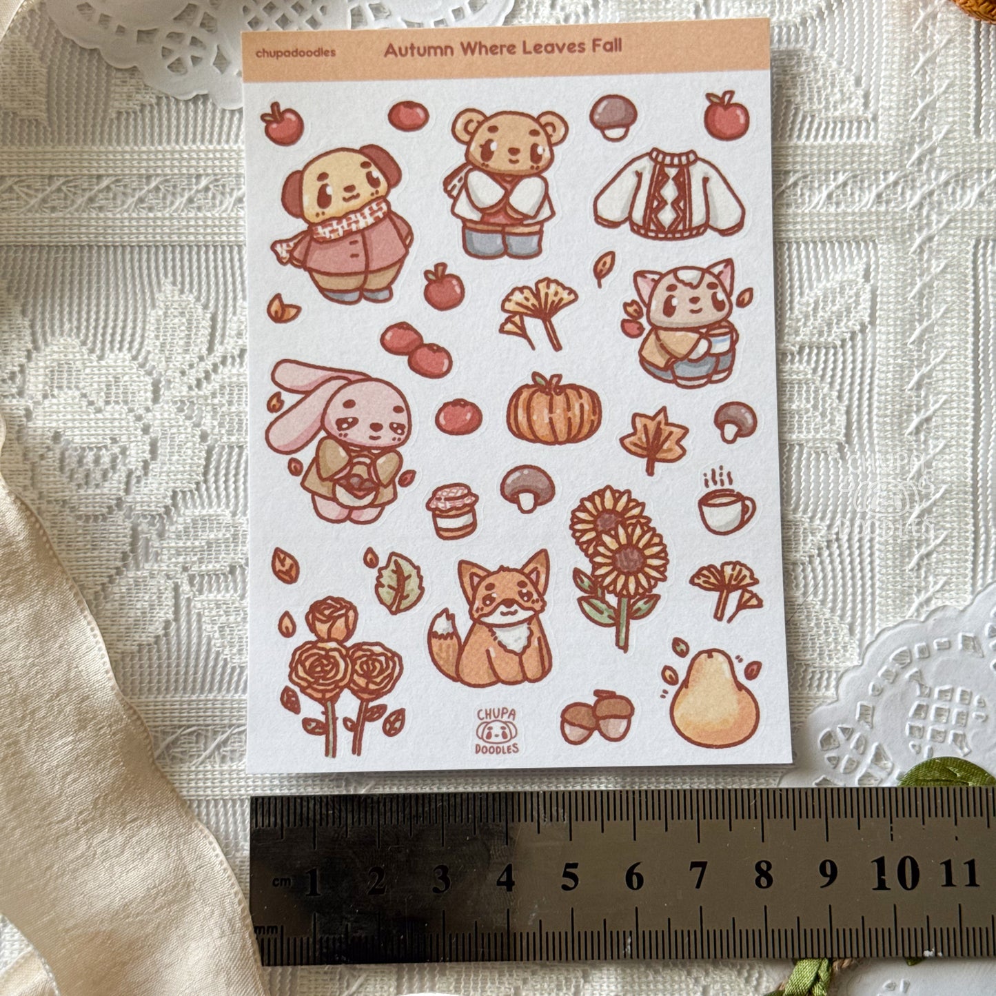 Autumn Cute Sticker Sheet