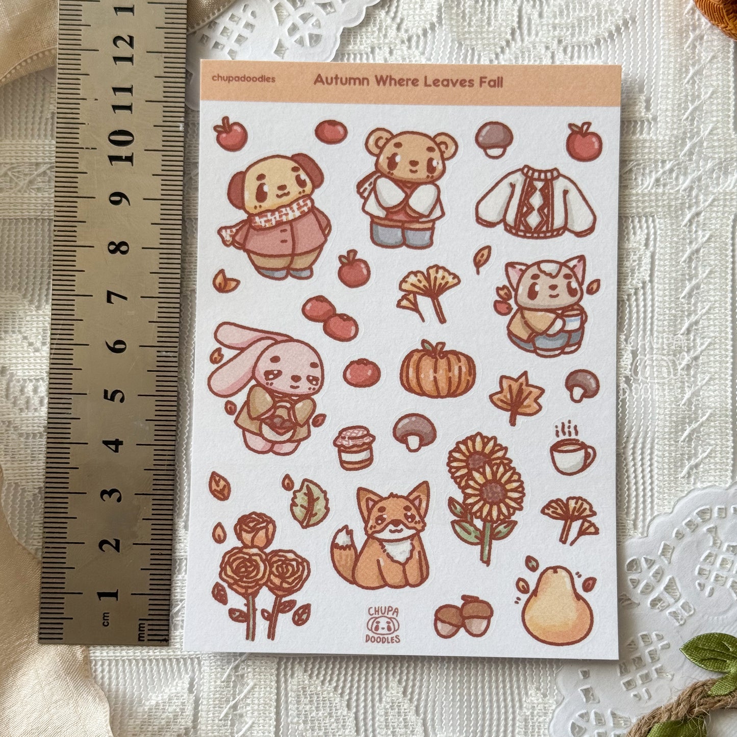 Autumn Cute Sticker Sheet