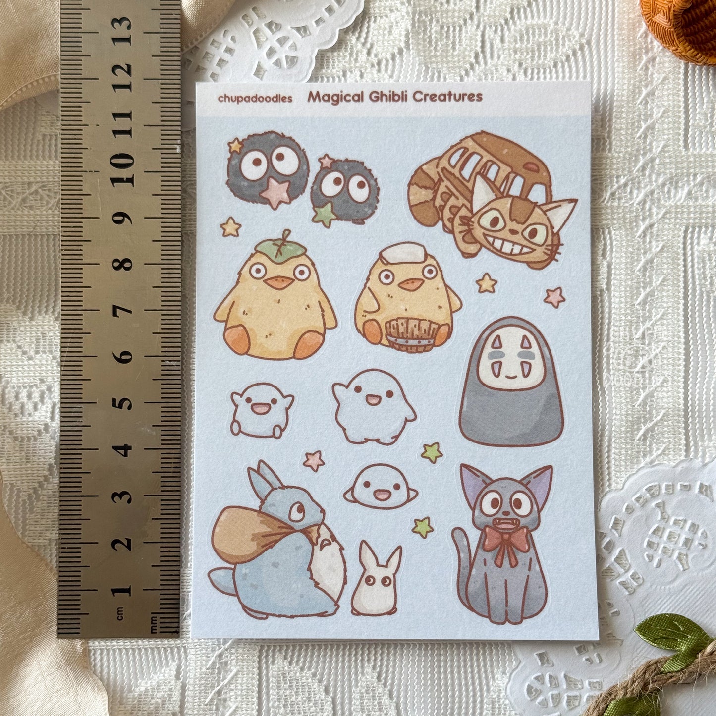 Magical Creatures Star Cute Sticker Sheet