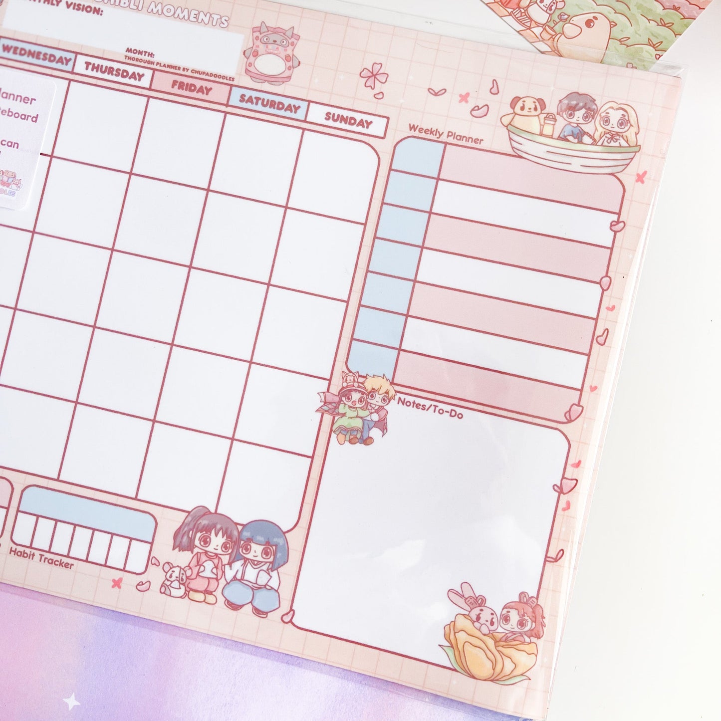 Studio Ghibli Reusable Magnetic A4 Planner