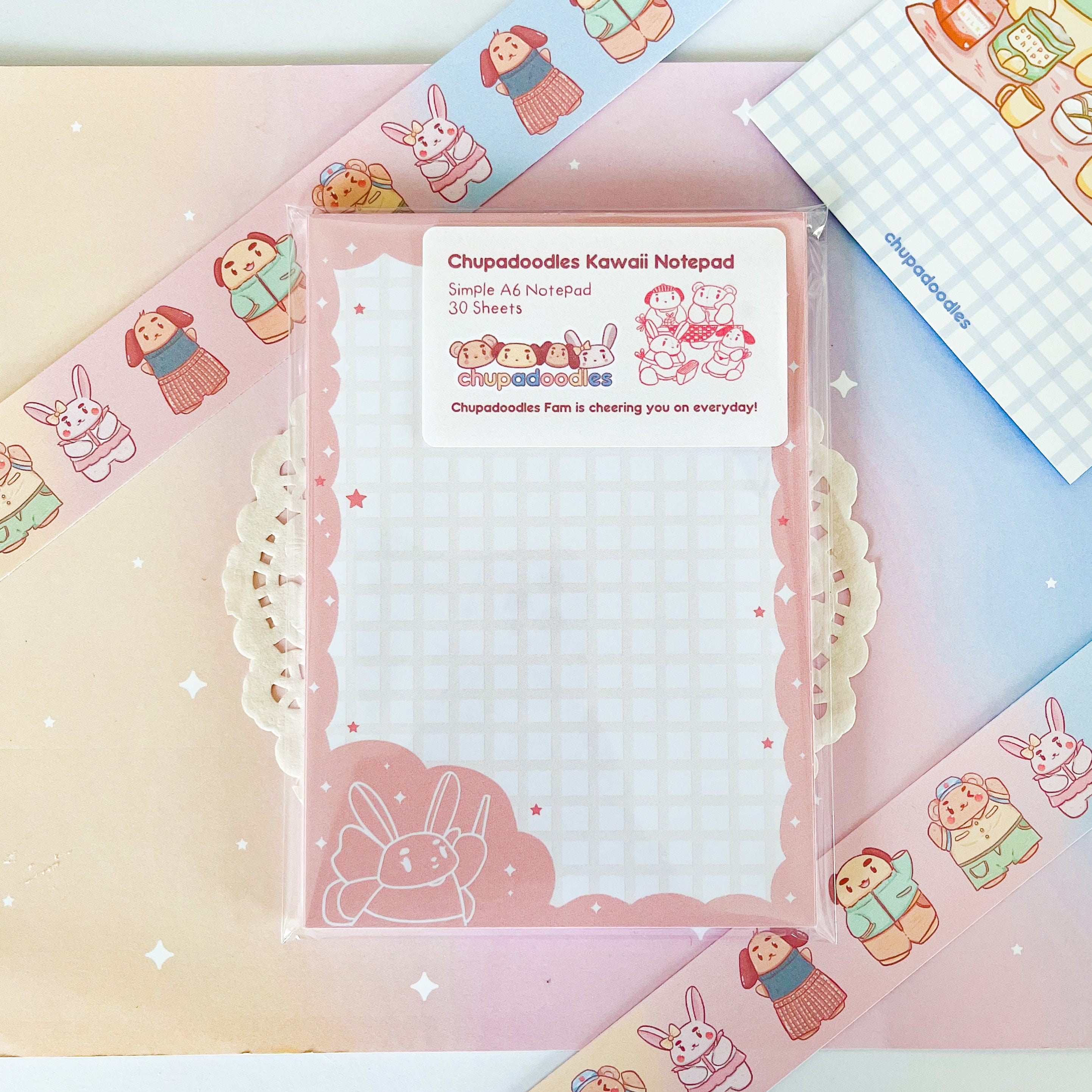A6 Simple Kawaii Planner Notepad Kawaii Stationery Australia
