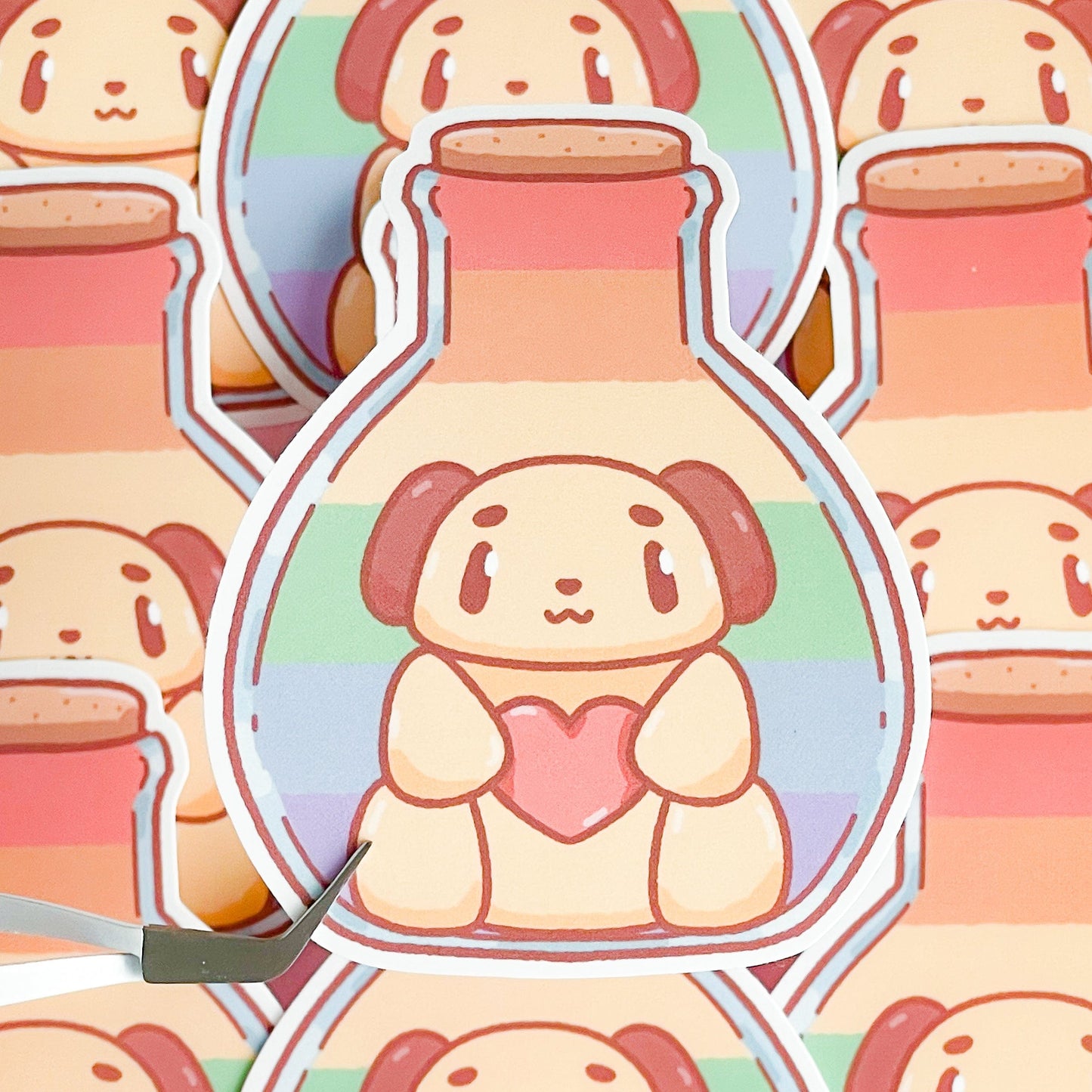 Chupa Pride Jar Die Cut Sticker