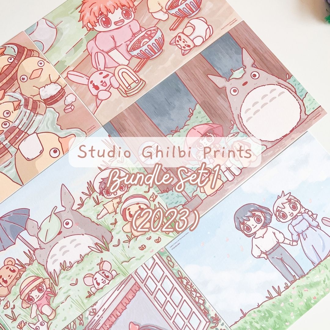 Studio Ghibli Art Print Bundle (Update 1)
