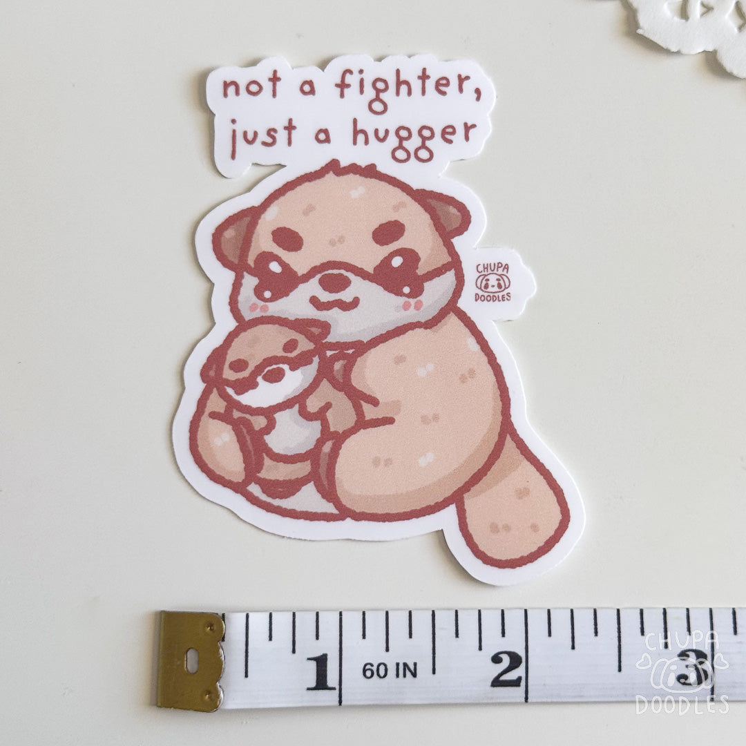 Hugger Otter Cute Sticker (Matte Finish)