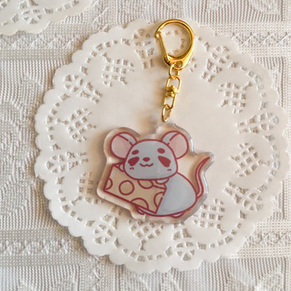 Mouse Epoxy Keychain | Cute Bag Charm