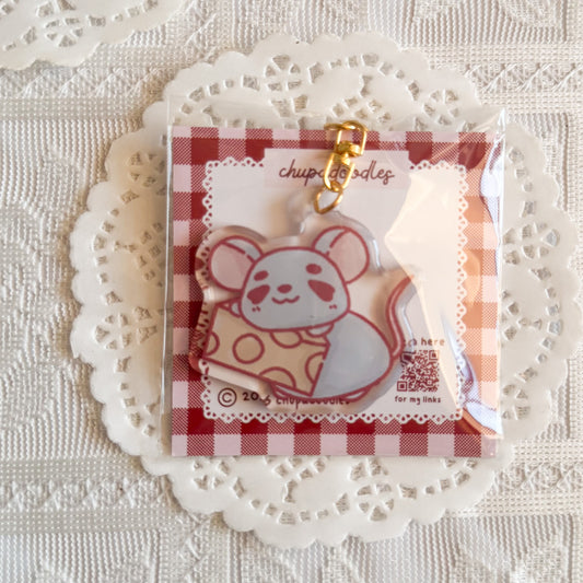 Mouse Epoxy Keychain | Cute Bag Charm