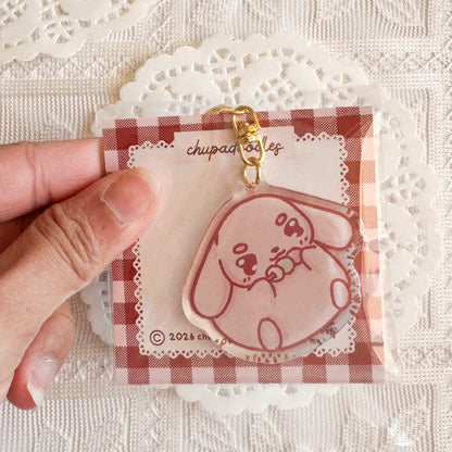 Rabbit Epoxy Keychain | Cute Bag Charm
