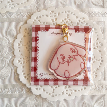 Rabbit Epoxy Keychain | Cute Bag Charm