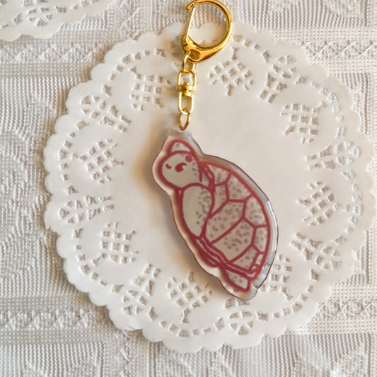Turtle Epoxy Keychain | Cute Bag Charm