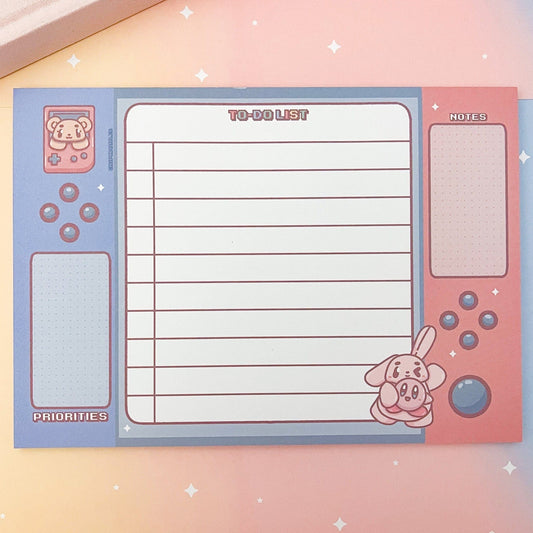A5 To-Do List Nintendo Switch Planner Notepad