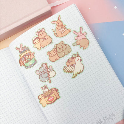 Aussie Animals Cute Sticker Sheet-chupadoodles