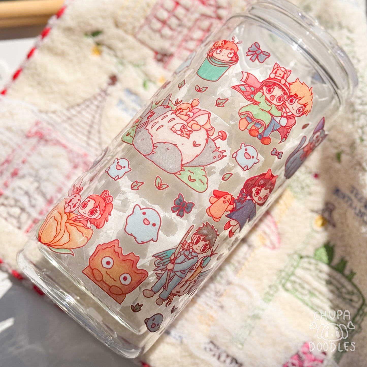 Studio Ghibli Double Walled Glass Can