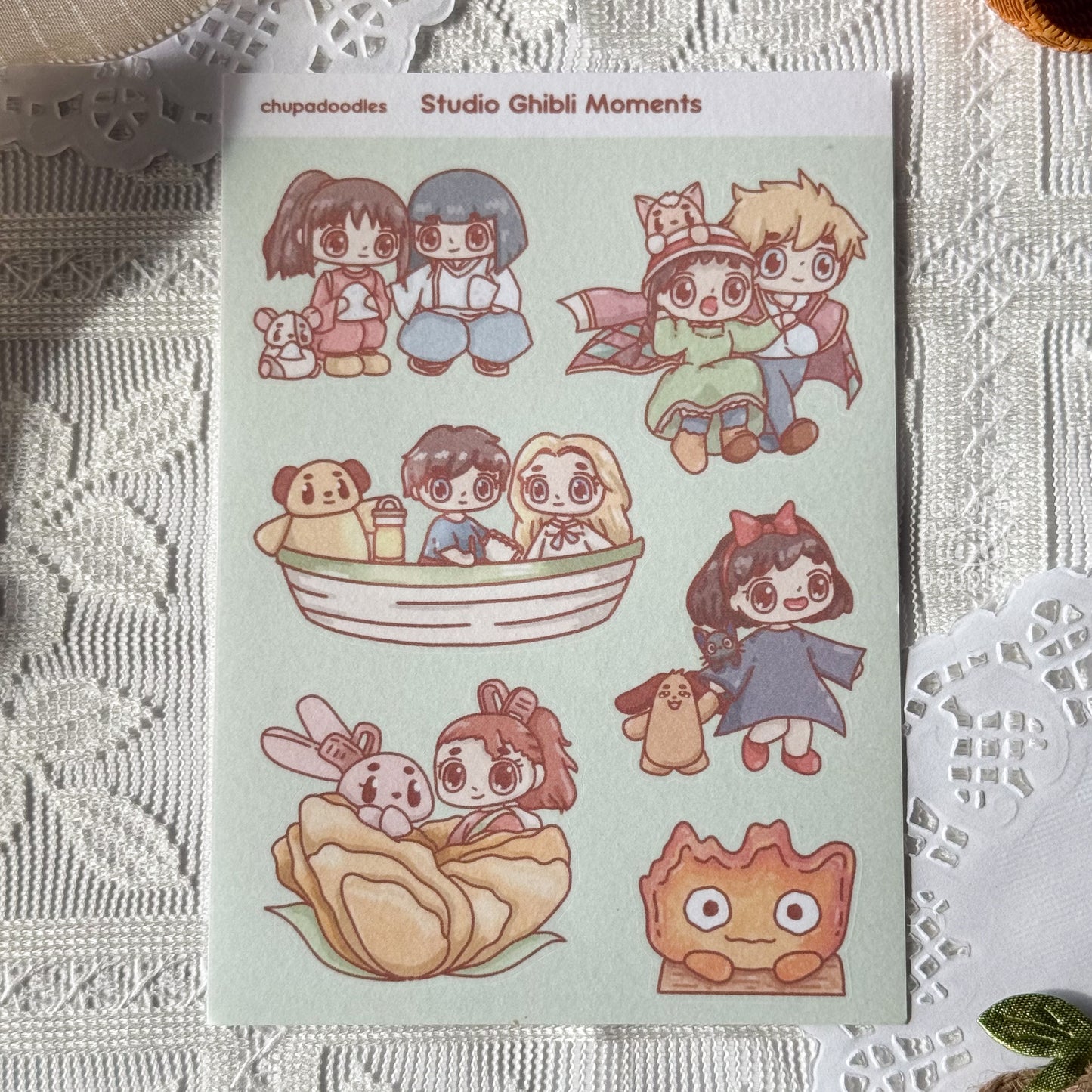 Studio Ghibli Cute Sticker Sheet