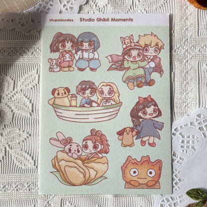 Studio Ghibli Cute Sticker Sheet