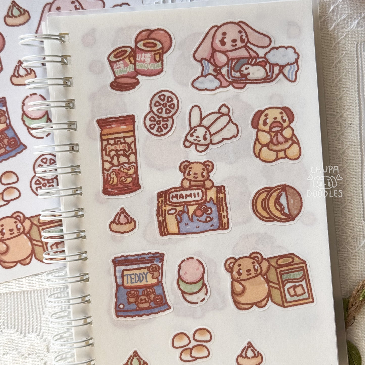 Childhood Snacks Cute Sticker Sheet