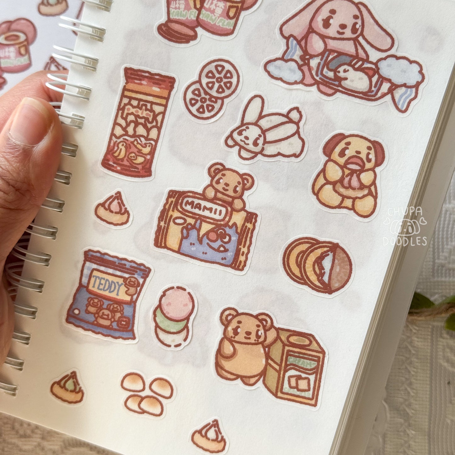 Childhood Snacks Cute Sticker Sheet