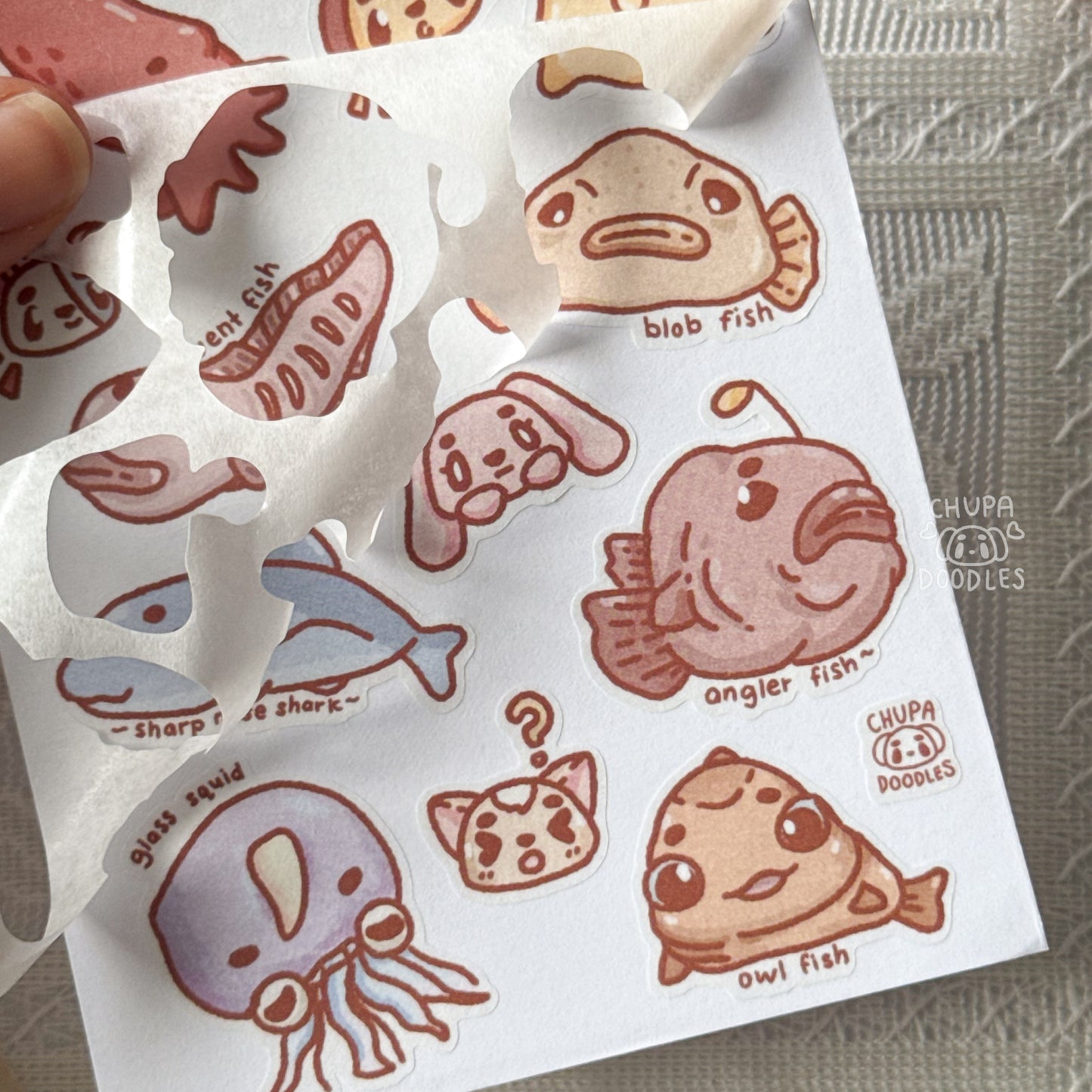 The Midnight Zone Holographic Cute Sticker Sheet