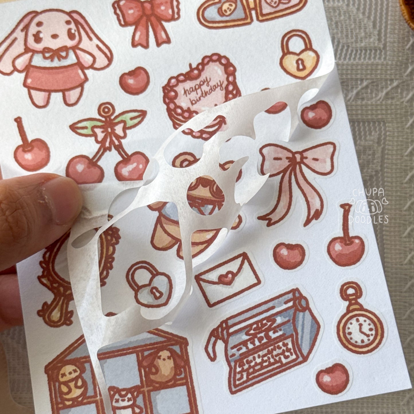 Little Trinkets & Treasures Cute Sticker Sheet