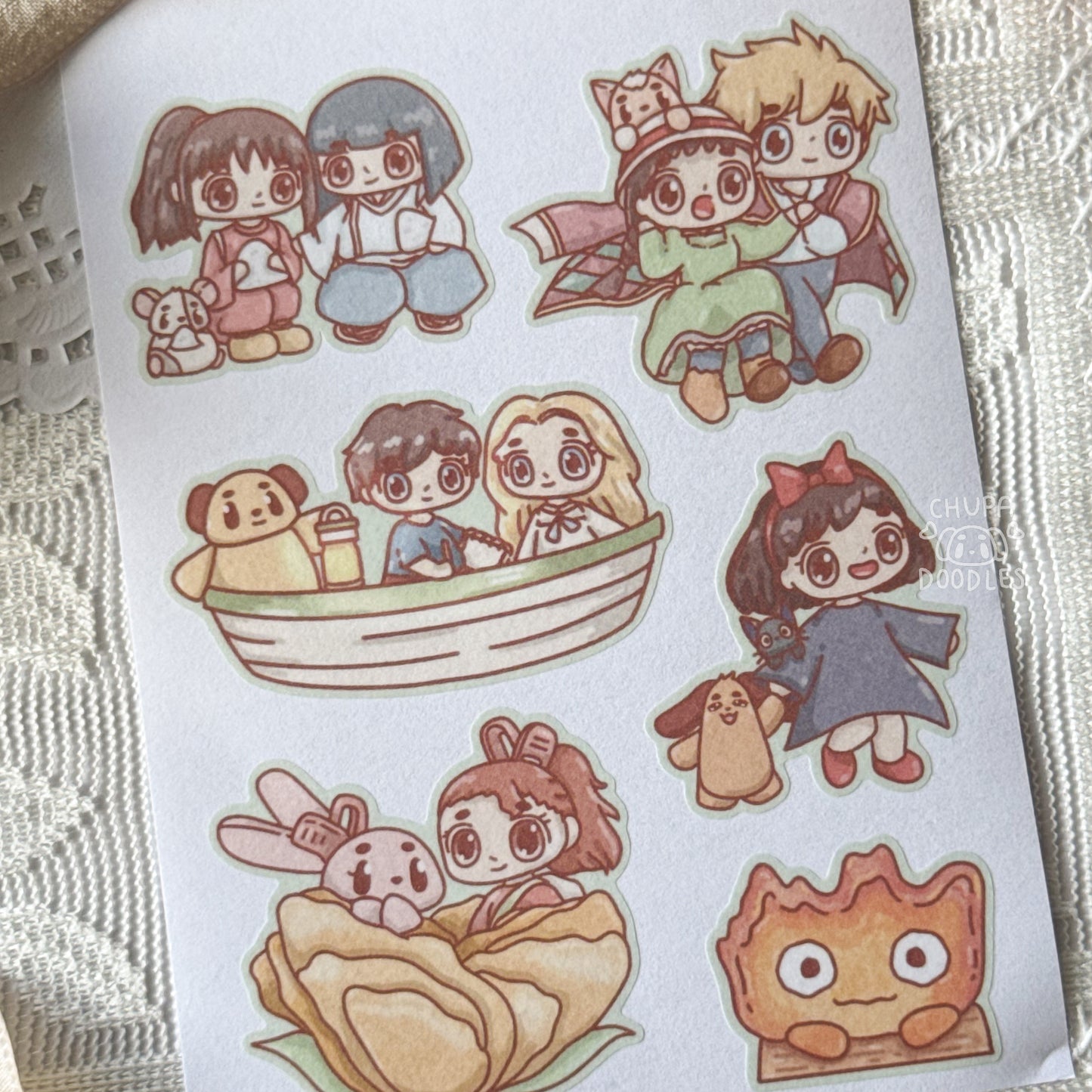 Studio Ghibli Cute Sticker Sheet