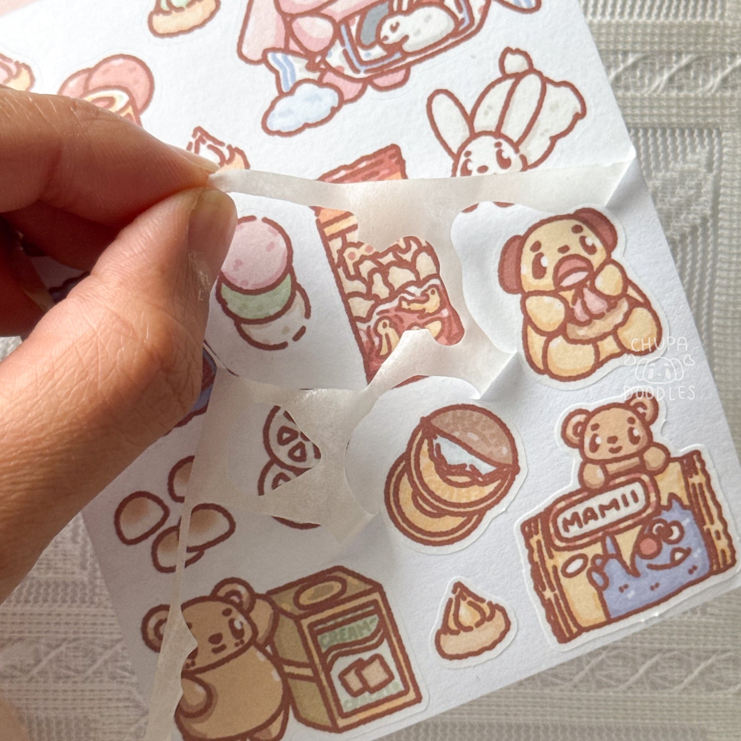 Childhood Snacks Cute Sticker Sheet