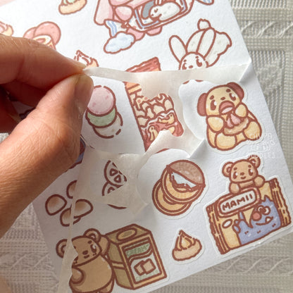 Childhood Snacks Cute Sticker Sheet