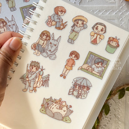 Studio Ghibli Moments 2 Star Holo Cute Sticker Sheet